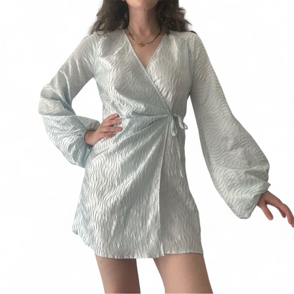 The “Brooke” wrap dress, made in Italy